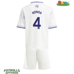 Aston Villa Ezri Konsa #4 Tredjeställ Barn 2025-26 Kortärmad (+ Korta byxor)